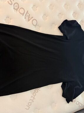Cotton Citizen Black Short Sleeve Tee Dress